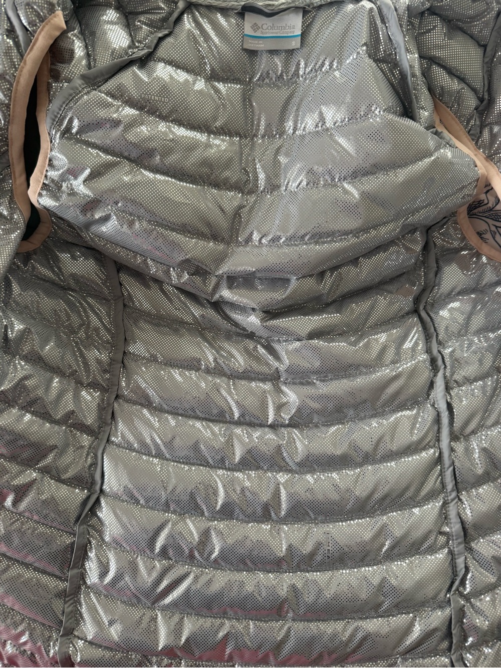 Columbia Peach Quilted Packable Puffer Vest - Picture 5 of 8